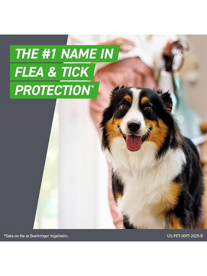 Frontline Plus for Large Dogs (45–88 lbs) – Flea & Tick Treatment | 3-Month Supply
